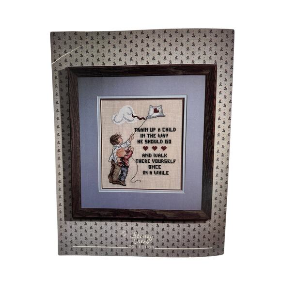 Vintage Love Spoken Here Cross Stitch Pattern Booklet Stoney Creek 1985 #13 - Picture 4 of 4